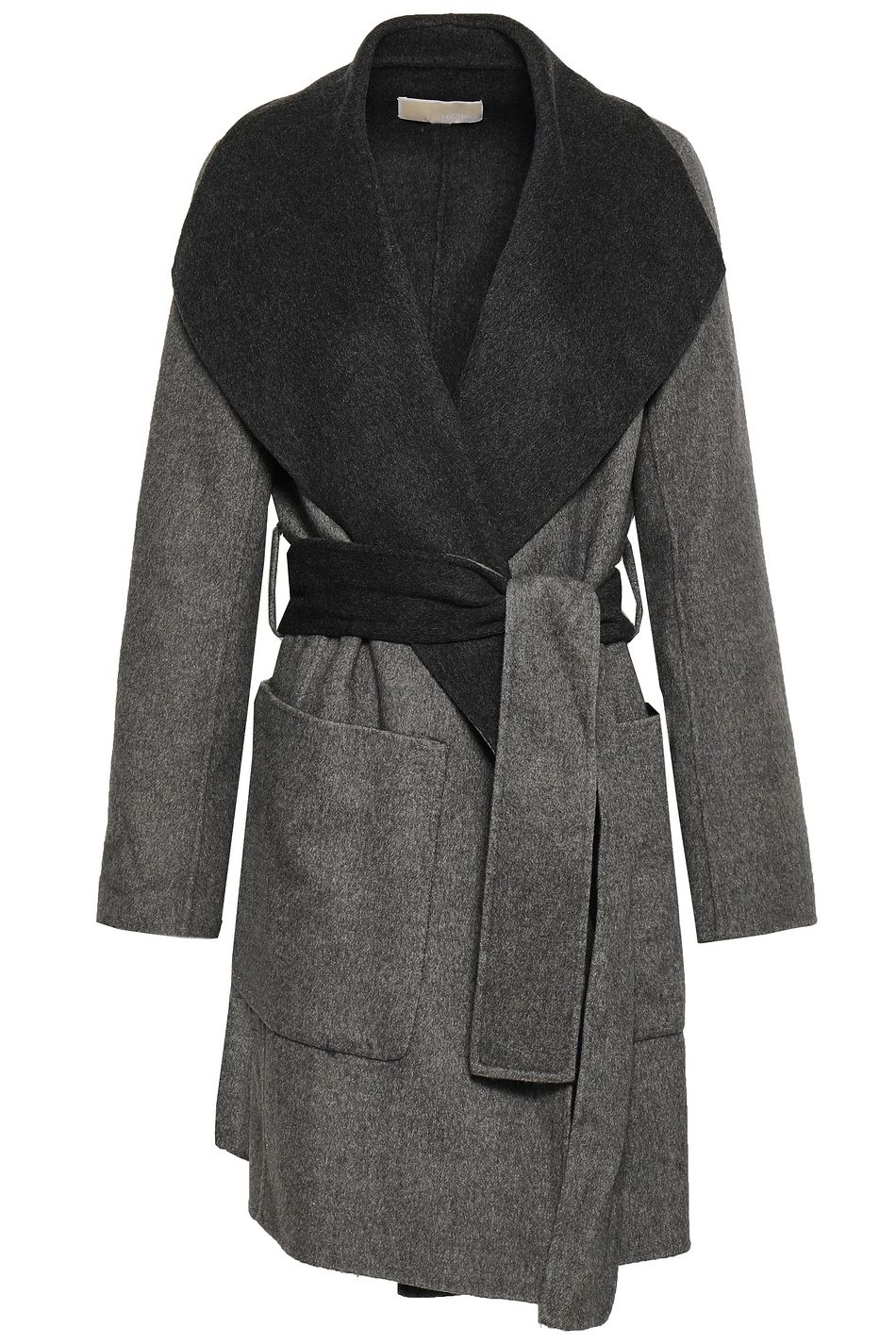 michael kors grey wool coat