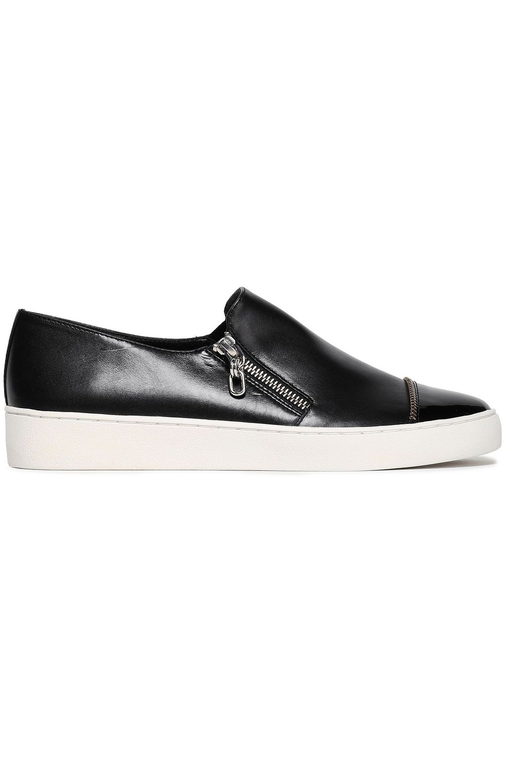 michael kors leather slip on sneakers