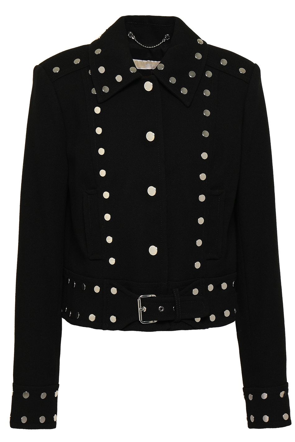 belted michael kors coat