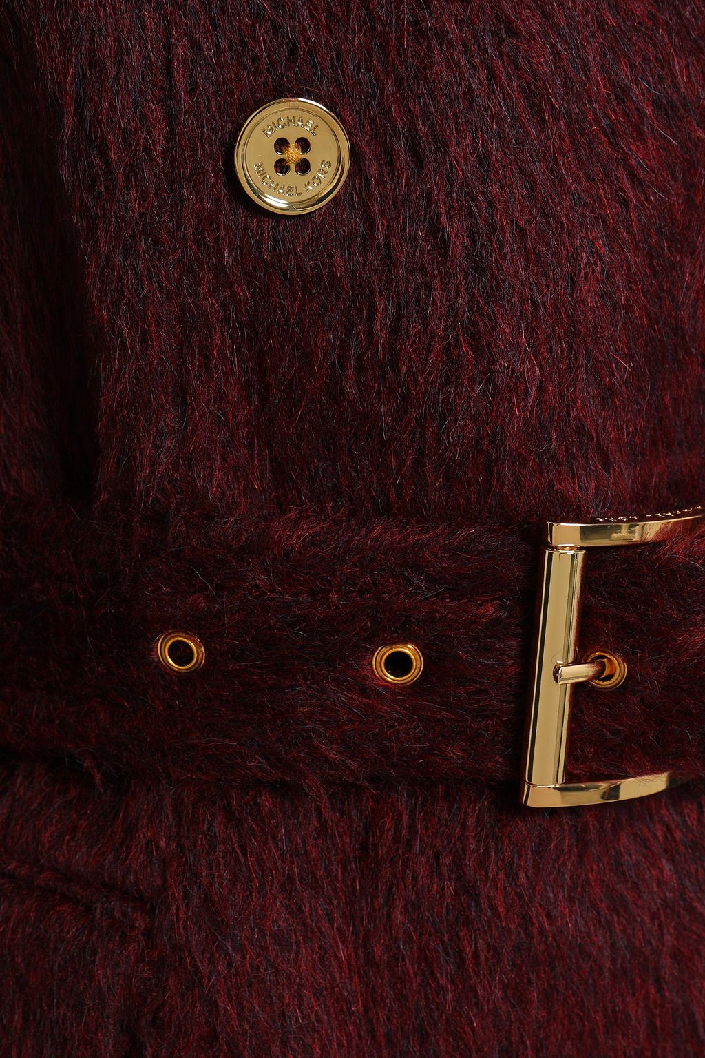 MICHAEL MICHAEL KORS Double-breasted brushed wool-blend coat