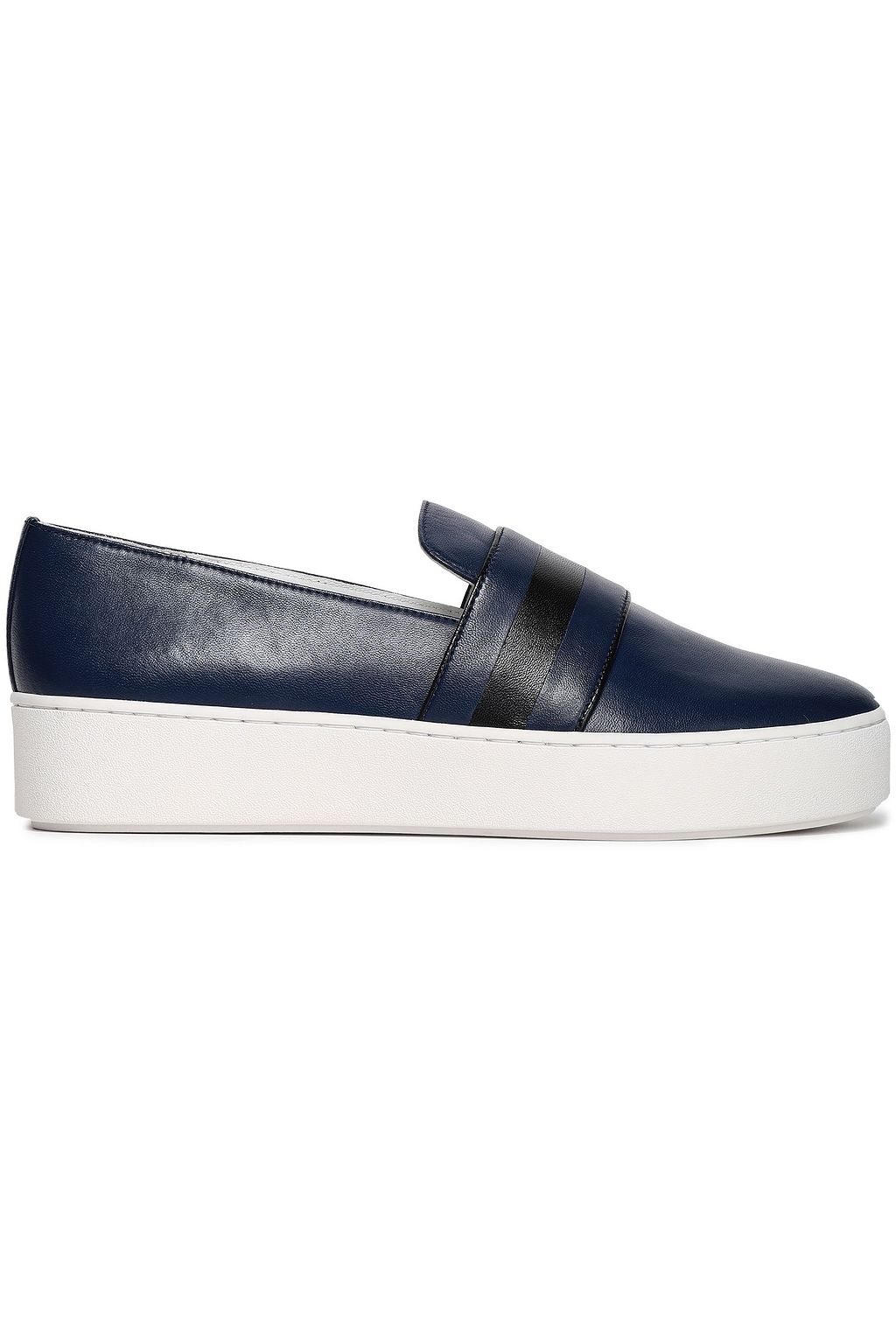 michael kors blue slip on sneakers