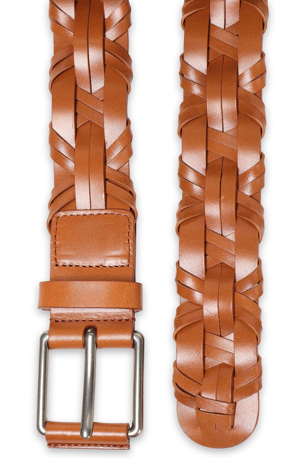 MICHAEL KORS COLLECTION Woven leather belt