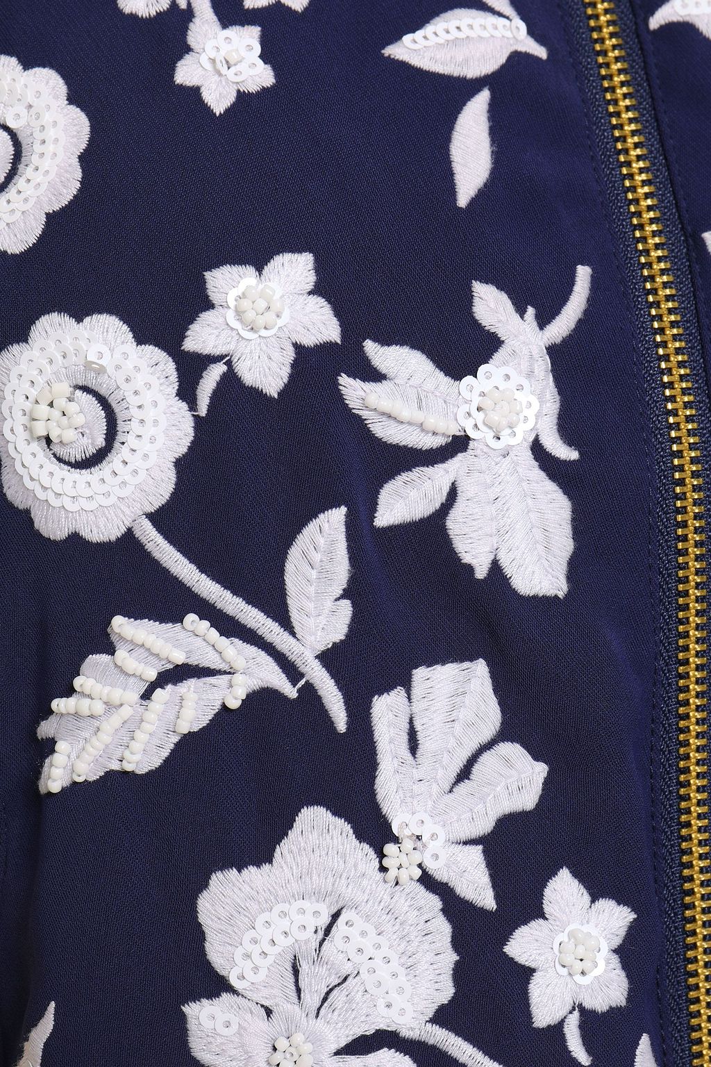 MICHAEL MICHAEL KORS 装飾付き 刺繍入り クレープ ボンバージャケット