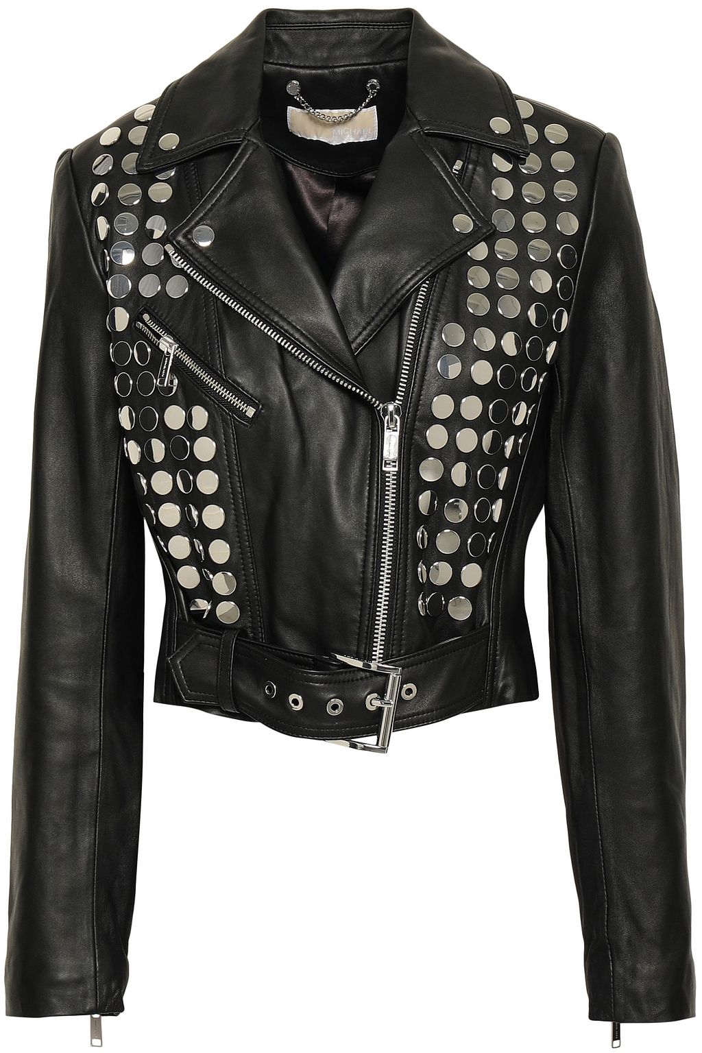 michael kors studded leather jacket