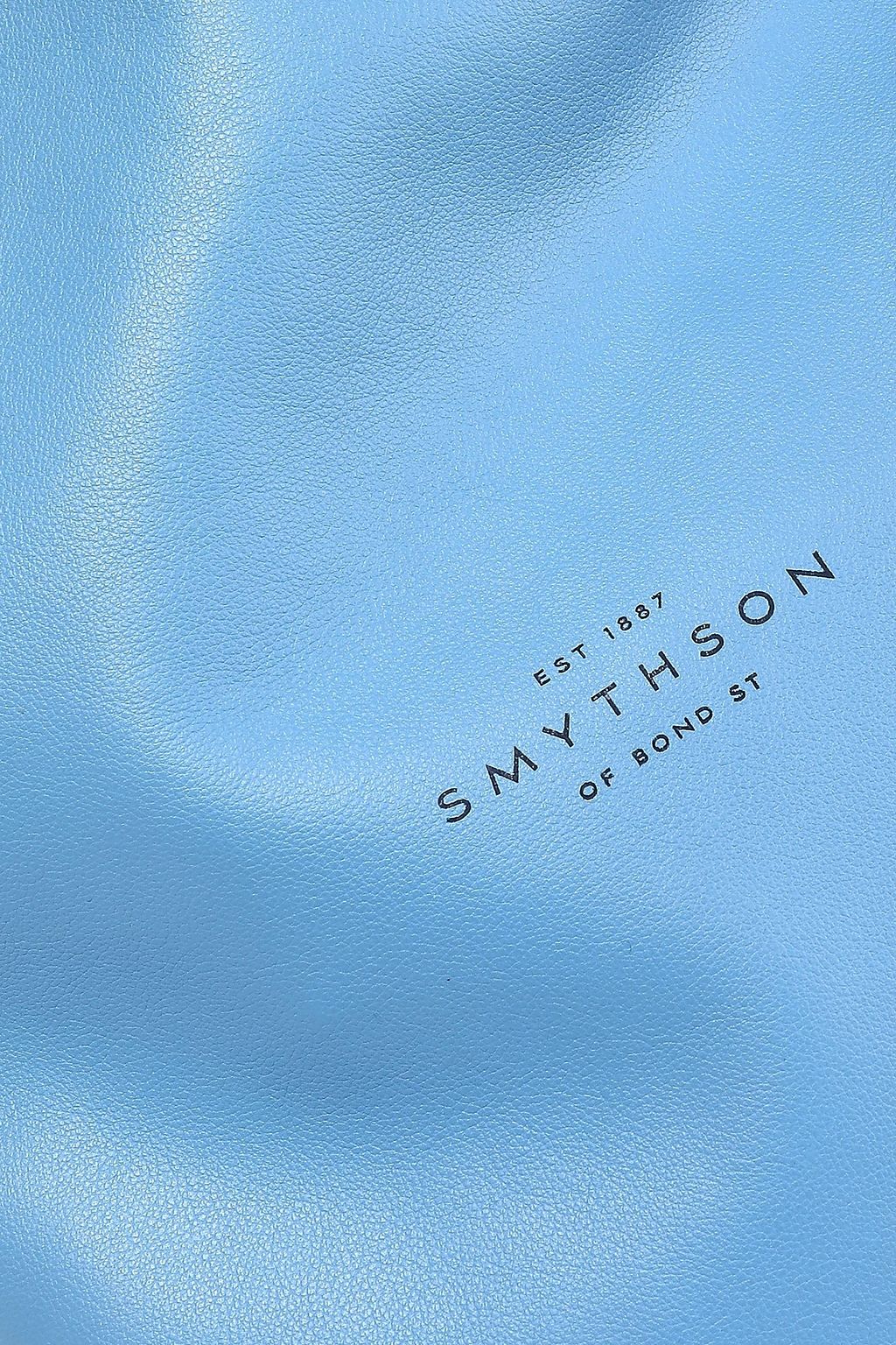 SMYTHSON Kingly printed leather pouch