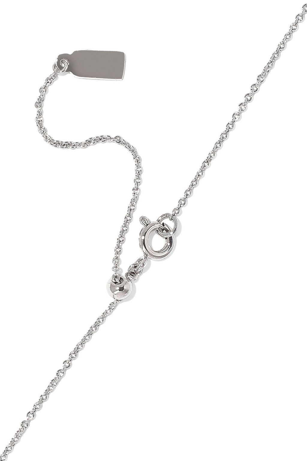 CZ BY KENNETH JAY LANE Silver-tone necklace