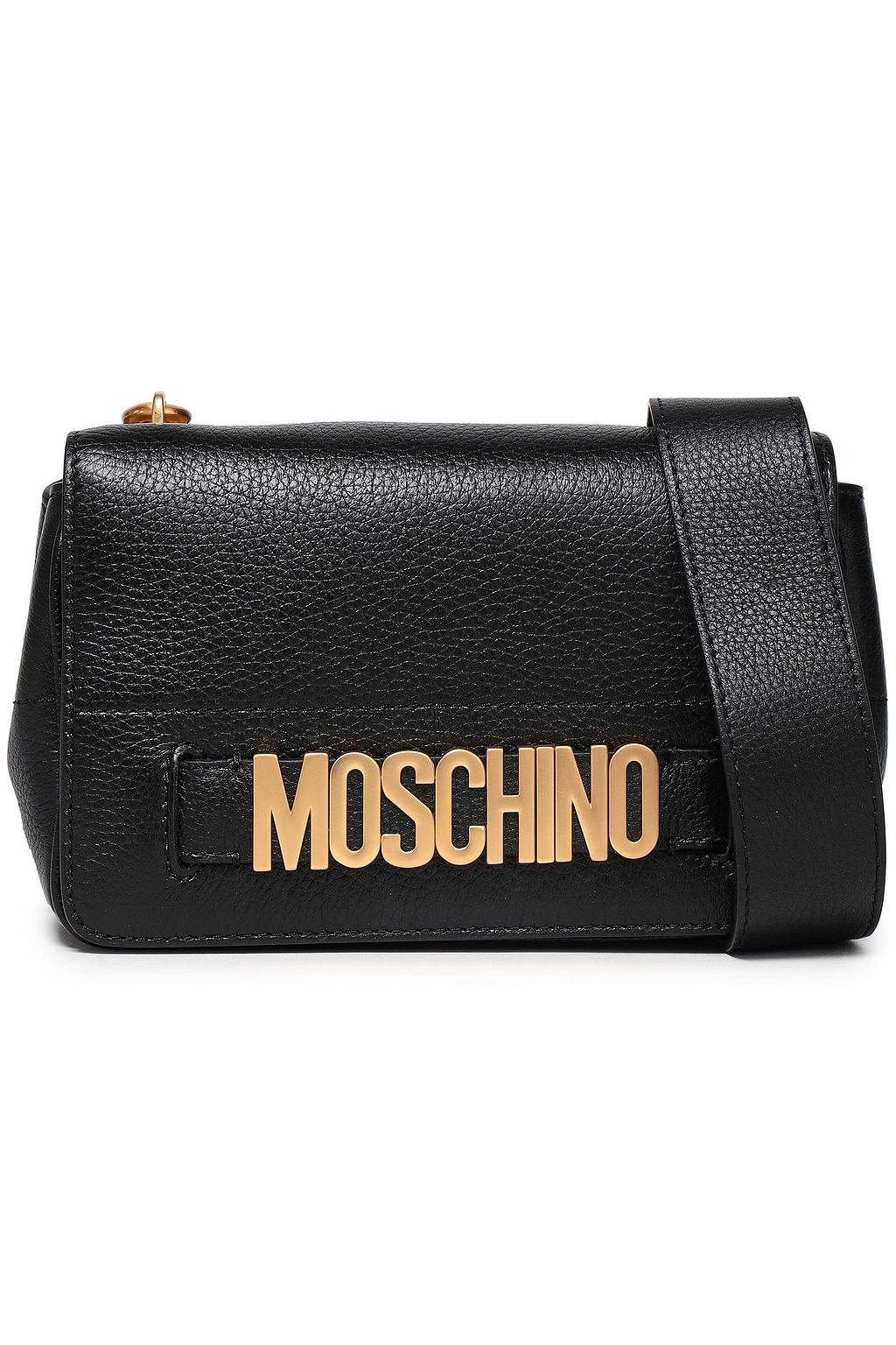 moschino leather shoulder bag