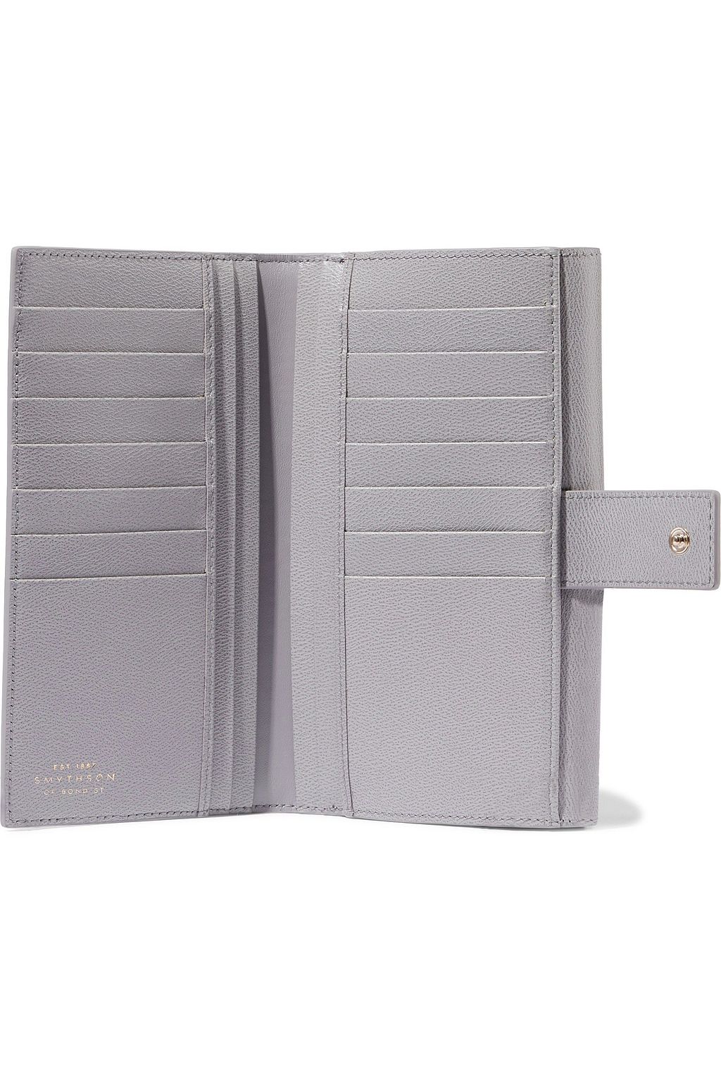 SMYTHSON Grosvenor textured-leather continental wallet