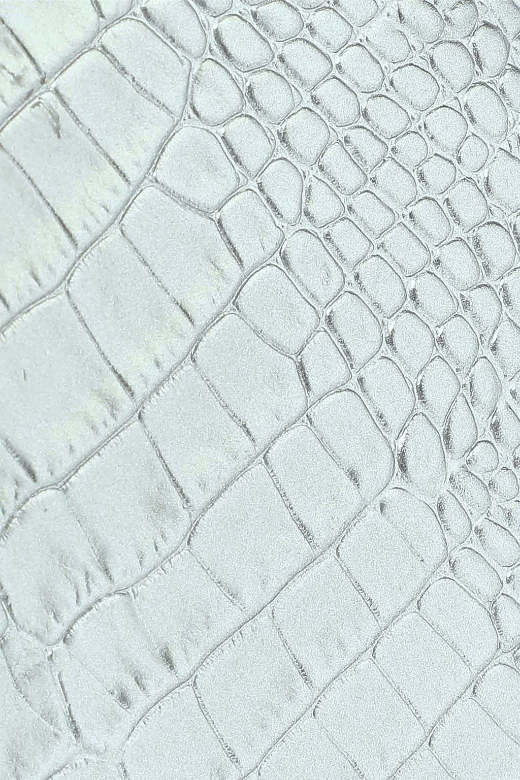 SMYTHSON Mara metallic croc-effect leather passport cover