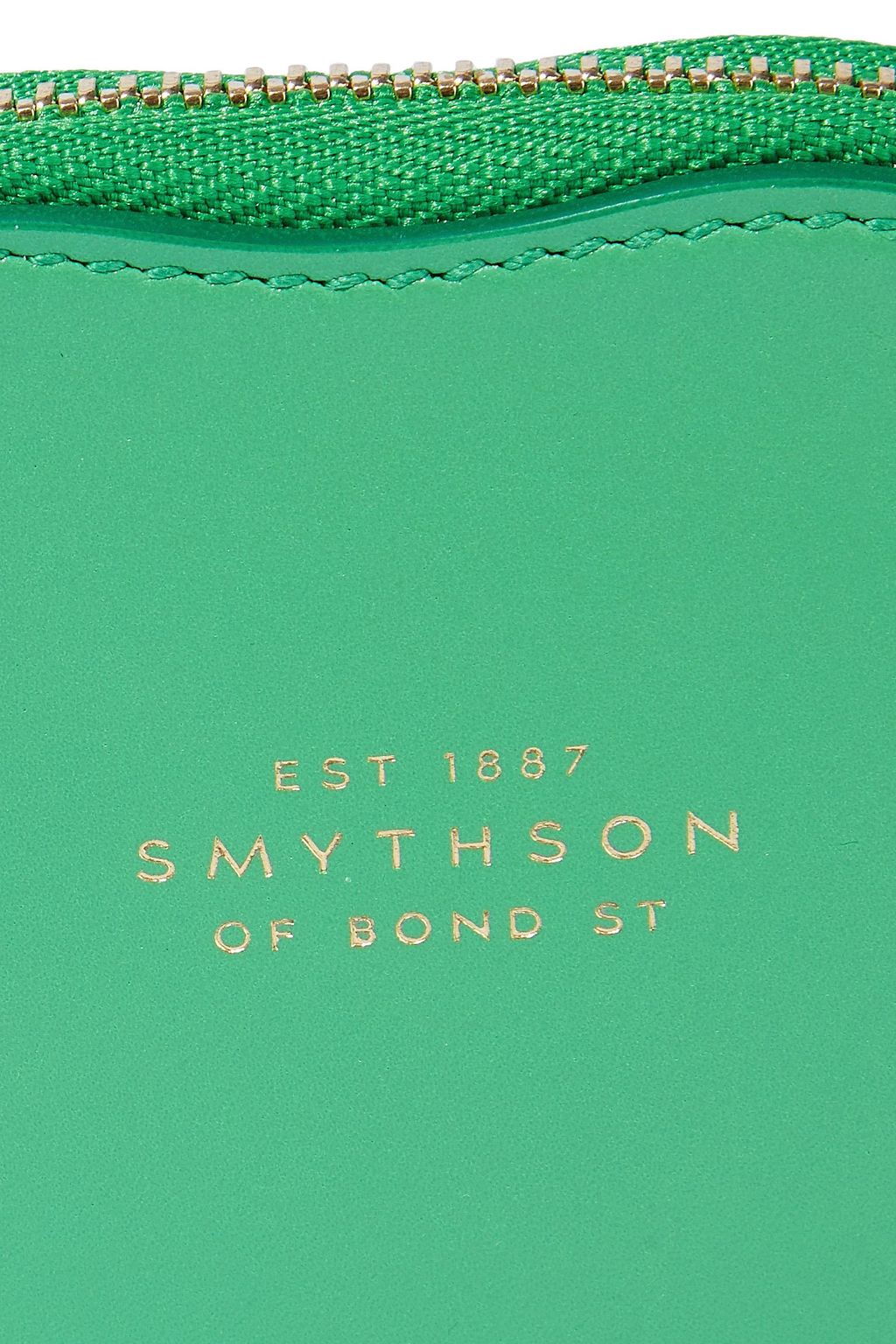 SMYTHSON Panama smooth and textured-leather coin purse