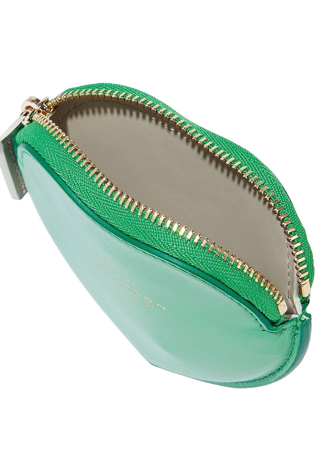 SMYTHSON Panama smooth and textured-leather coin purse