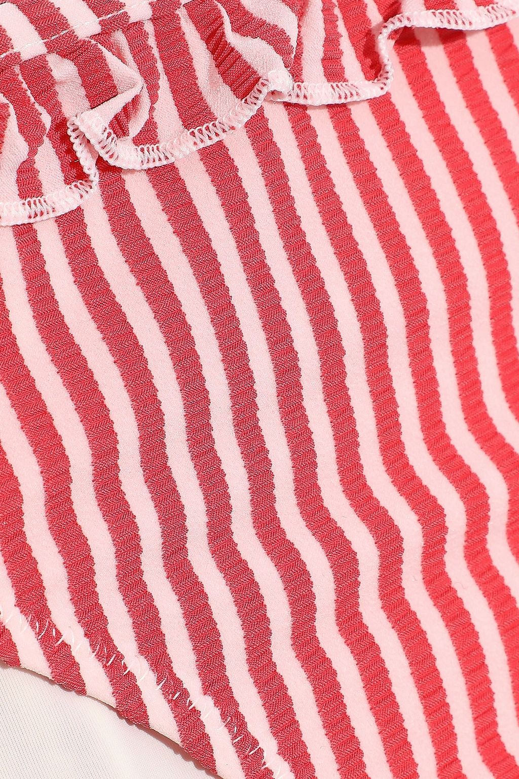 SOLID & STRIPED The Milly striped seersucker low-rise bikini briefs