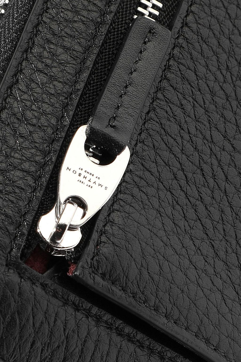 SMYTHSON Burlington textured-leather wallet