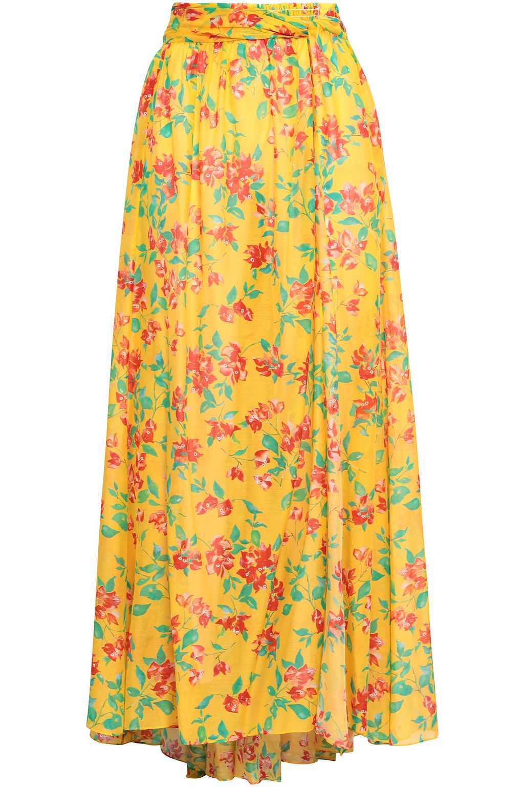 twist front maxi skirt