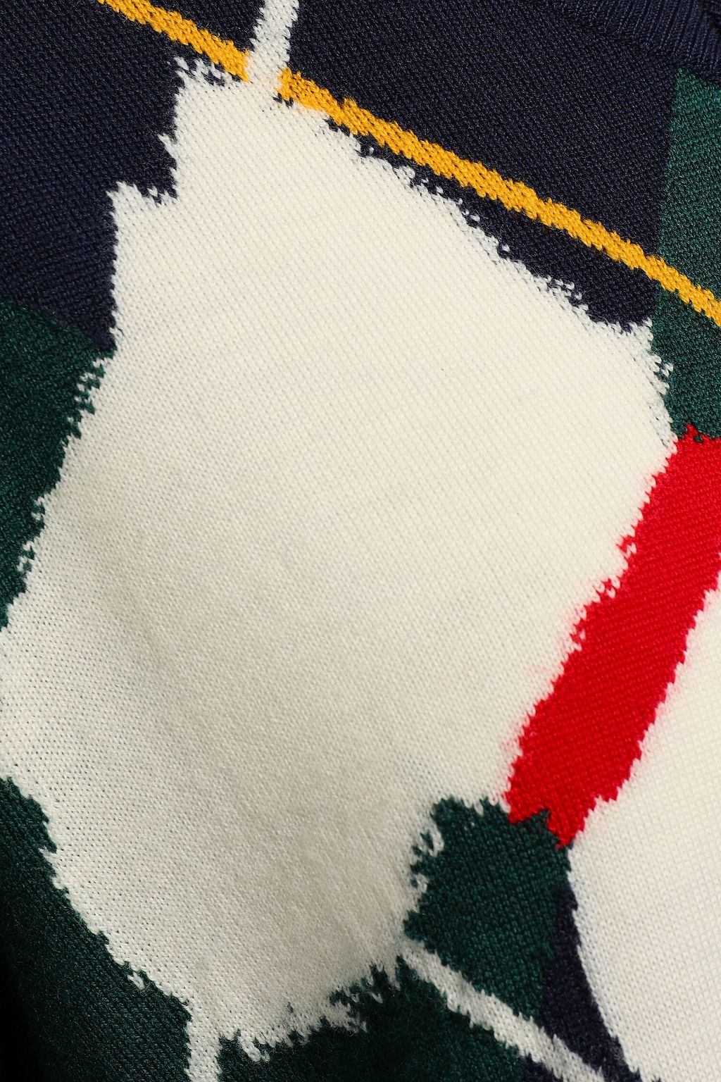 BOUTIQUE MOSCHINO Intarsia wool mini dress