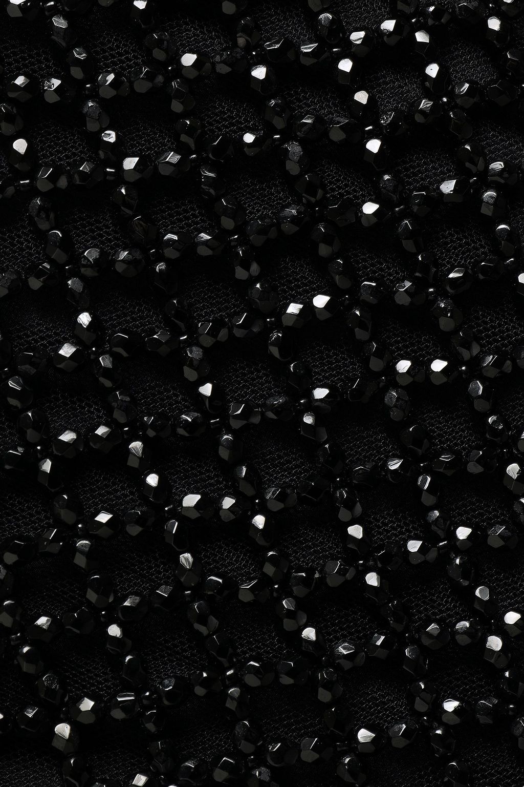 BALMAIN Embellished sequined tulle mini dress