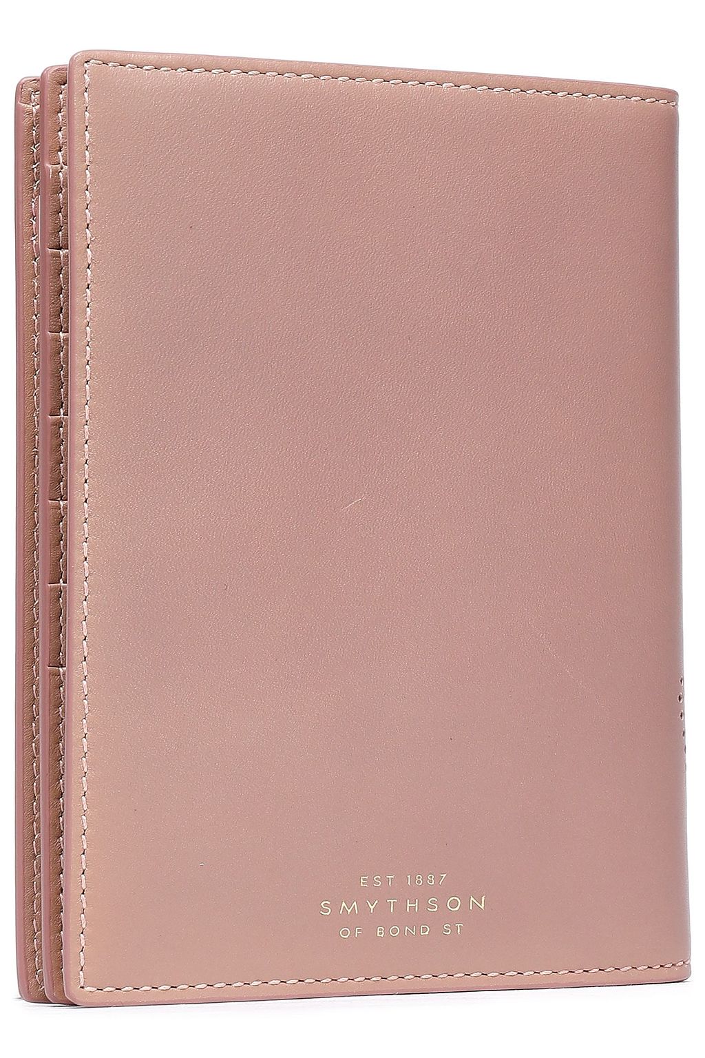 SMYTHSON Piccadilly laser-cut leather passport cover