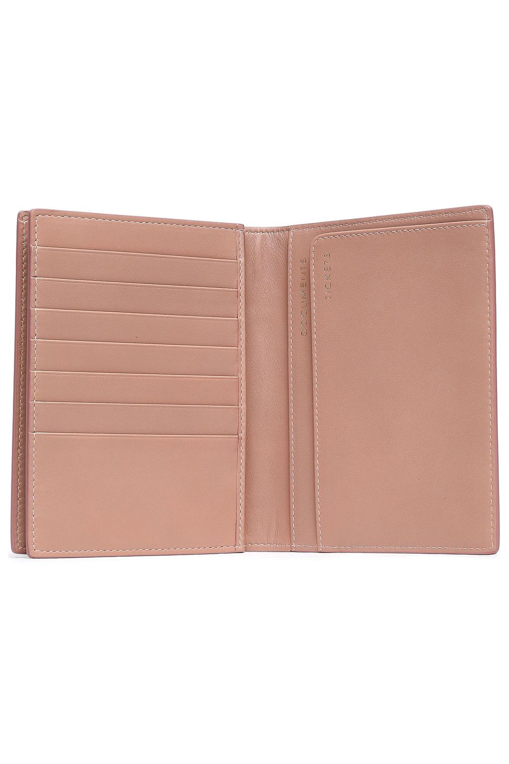 SMYTHSON Piccadilly laser-cut leather passport cover