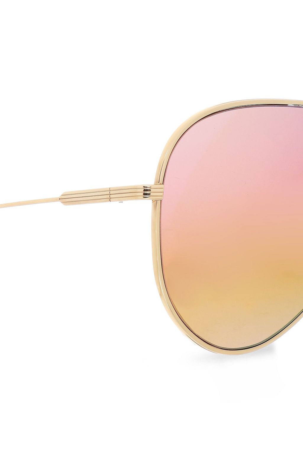 VICTORIA BECKHAM Aviator-style gold-tone sunglasses