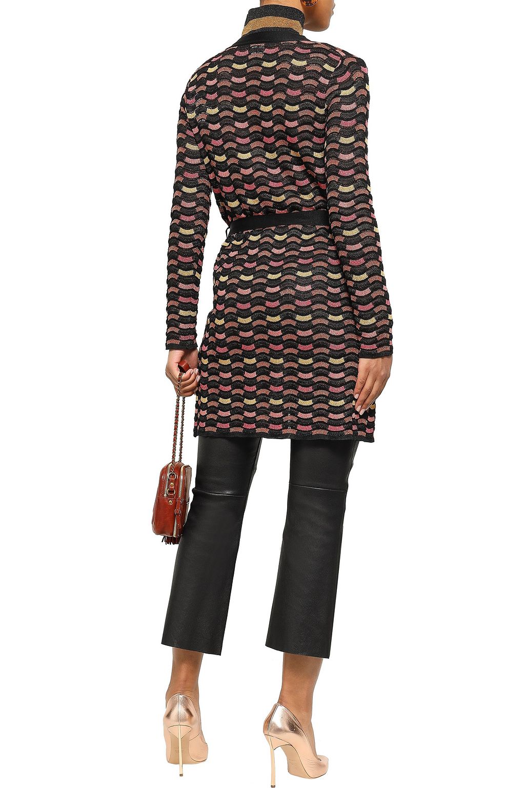 M MISSONI Metallic crochet-knit cardigan