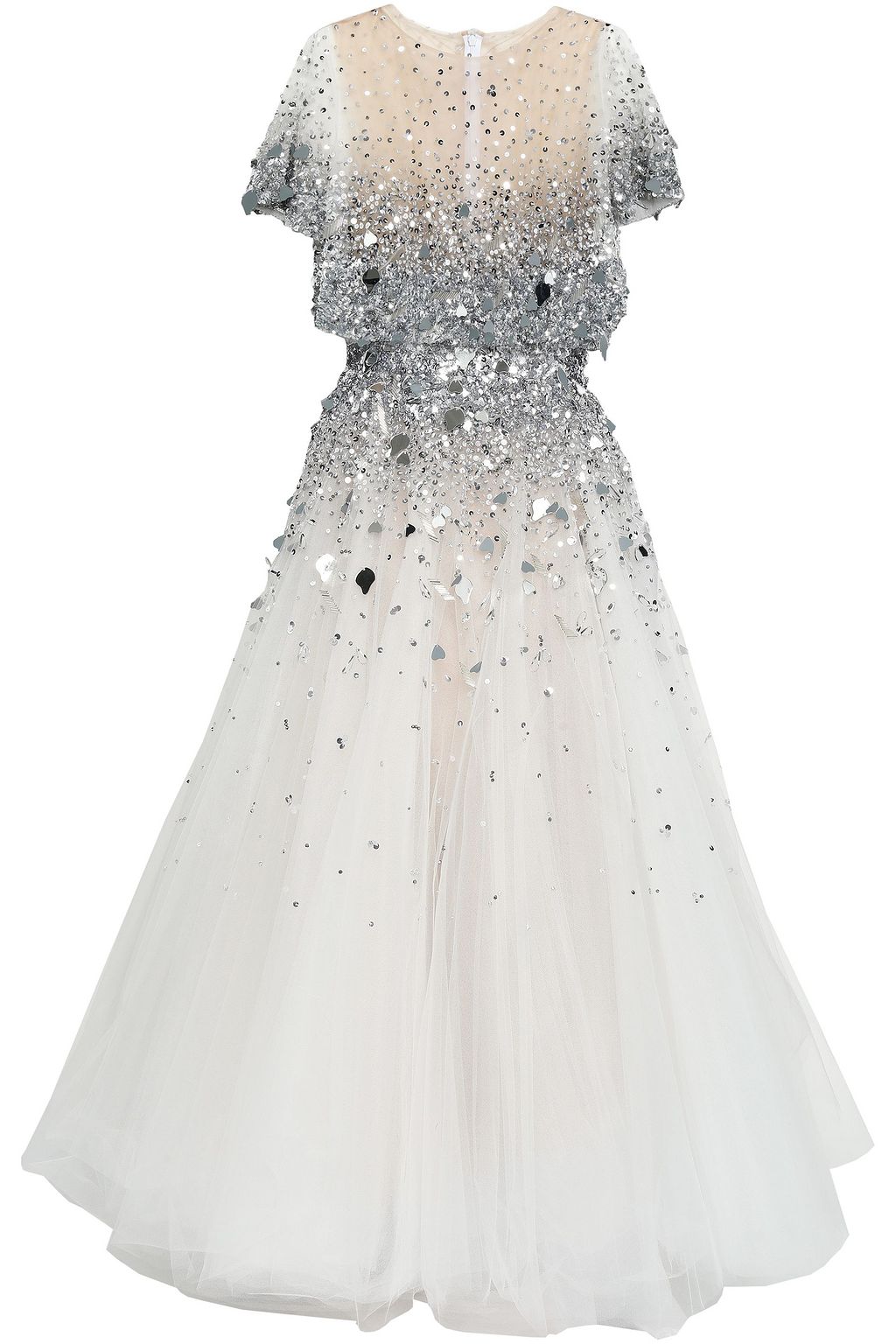 oscar de la renta tulle gown