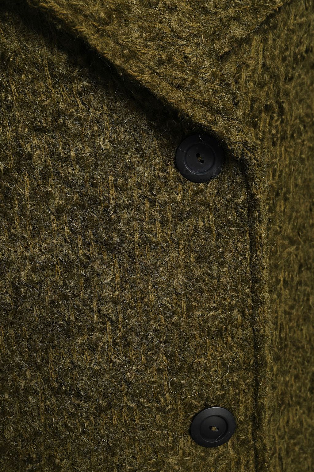 MCQ ALEXANDER MCQUEEN Wool-blend bouclé coat