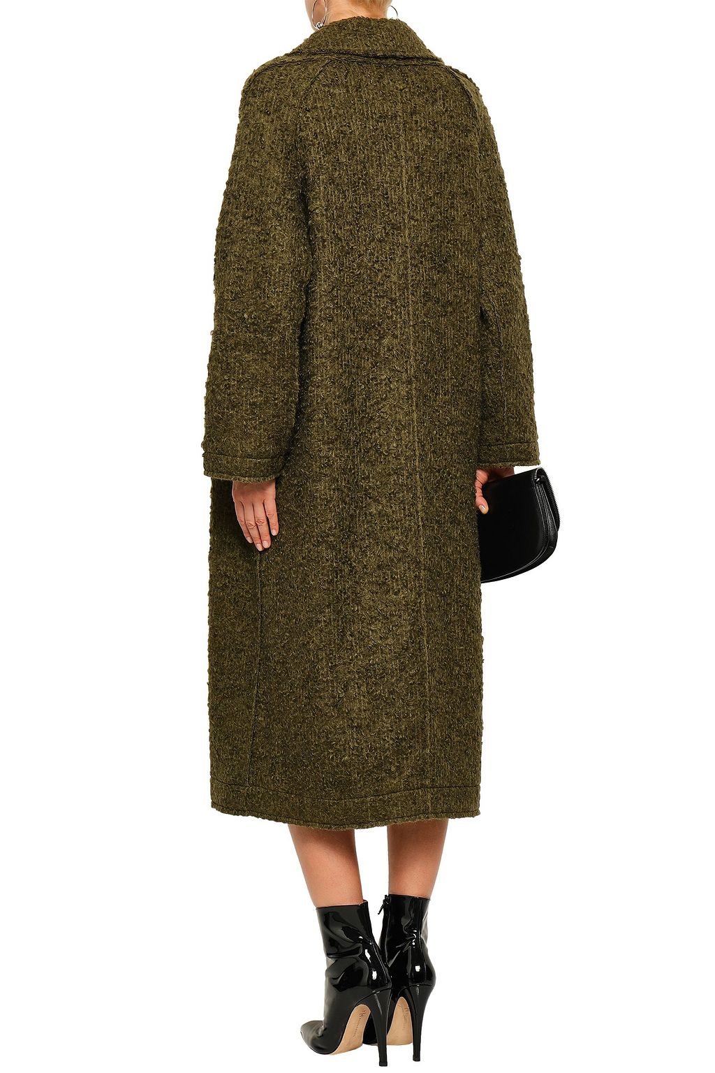 MCQ ALEXANDER MCQUEEN Wool-blend bouclé coat