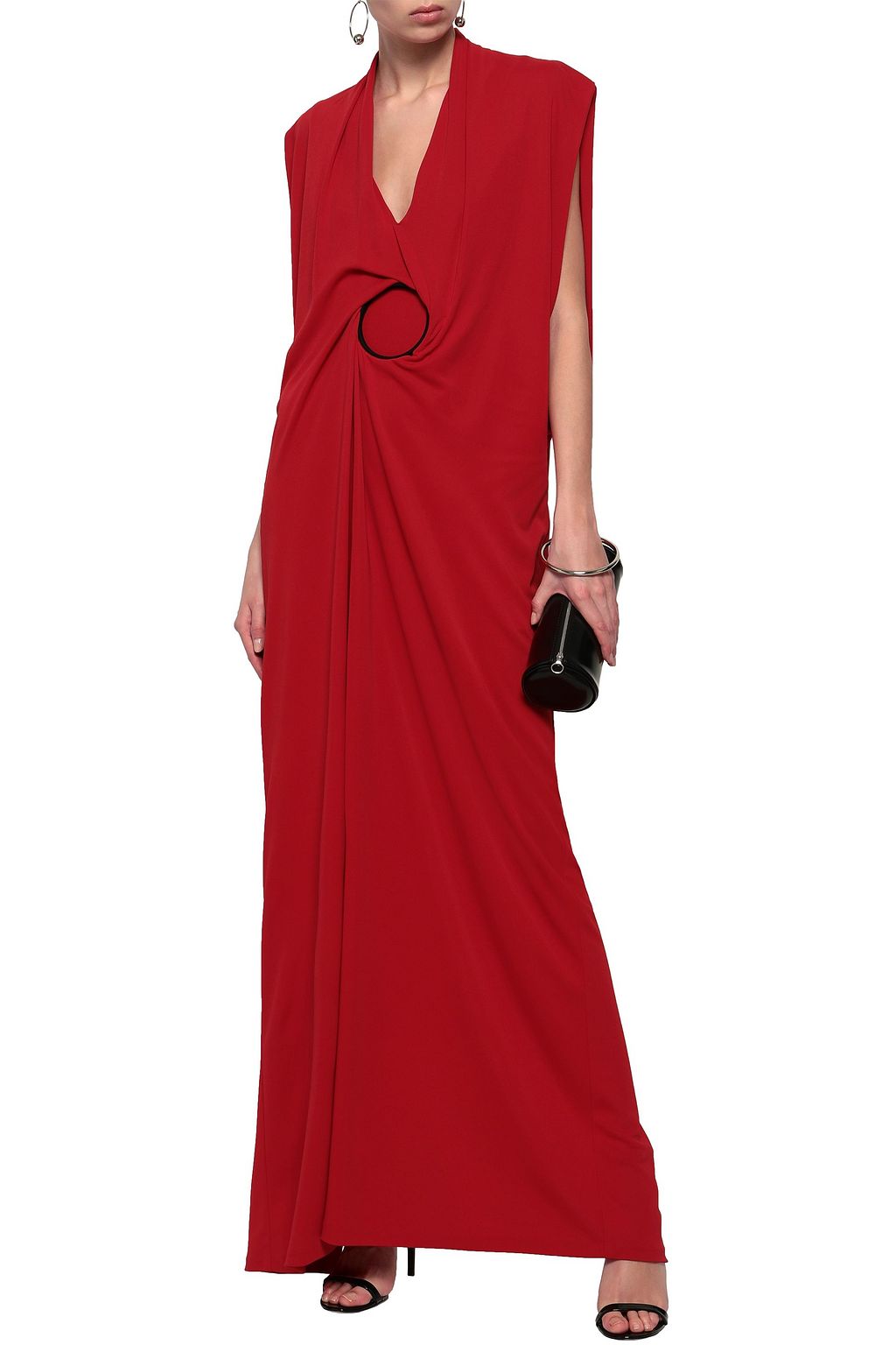 CHALAYAN Draped stretchjersey gown THE