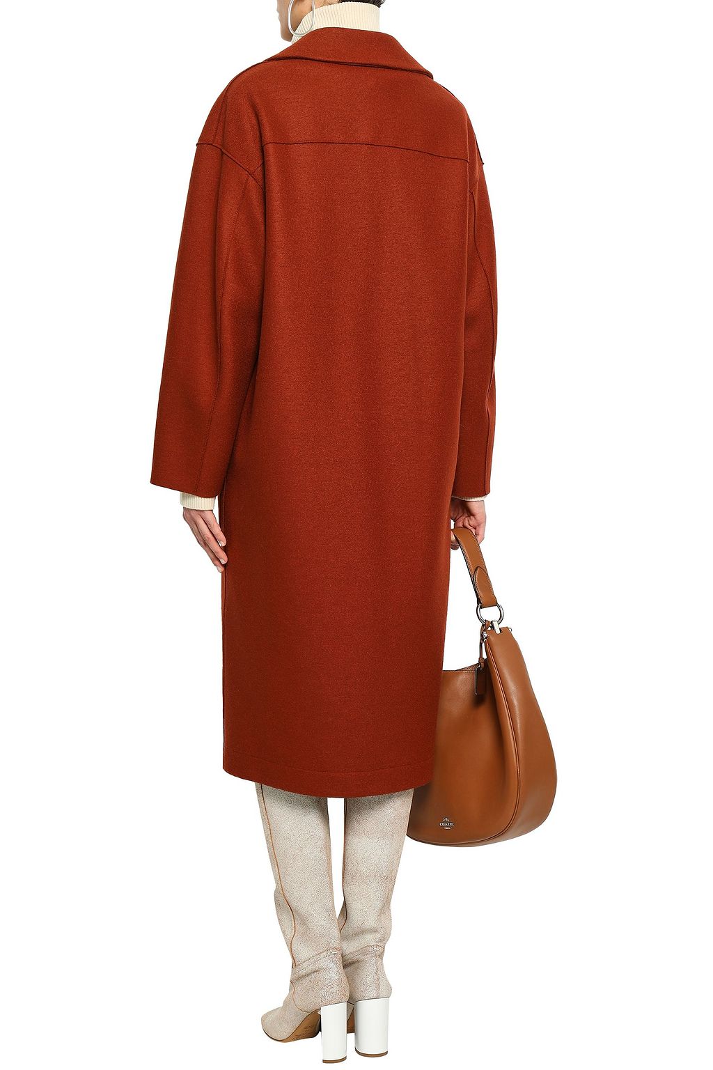 HARRIS WHARF LONDON Virgin wool-felt coat