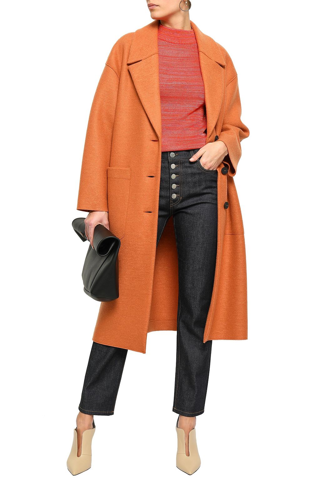 HARRIS WHARF LONDON Virgin wool-felt coat