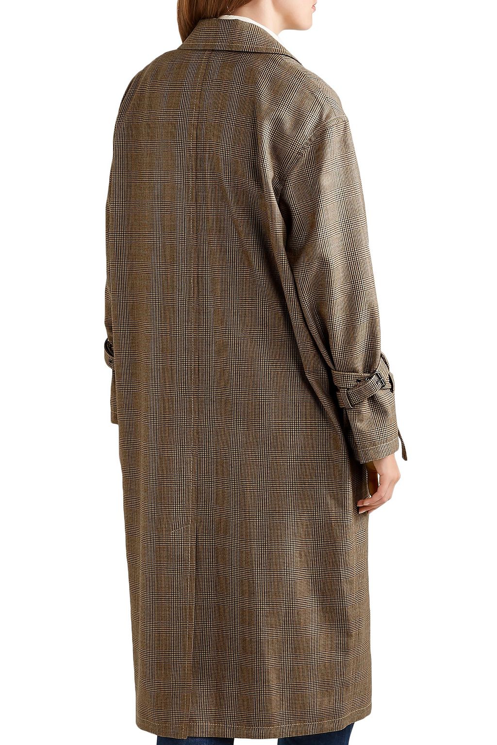 SONIA RYKIEL Double-breasted Prince of Wales checked wool coat