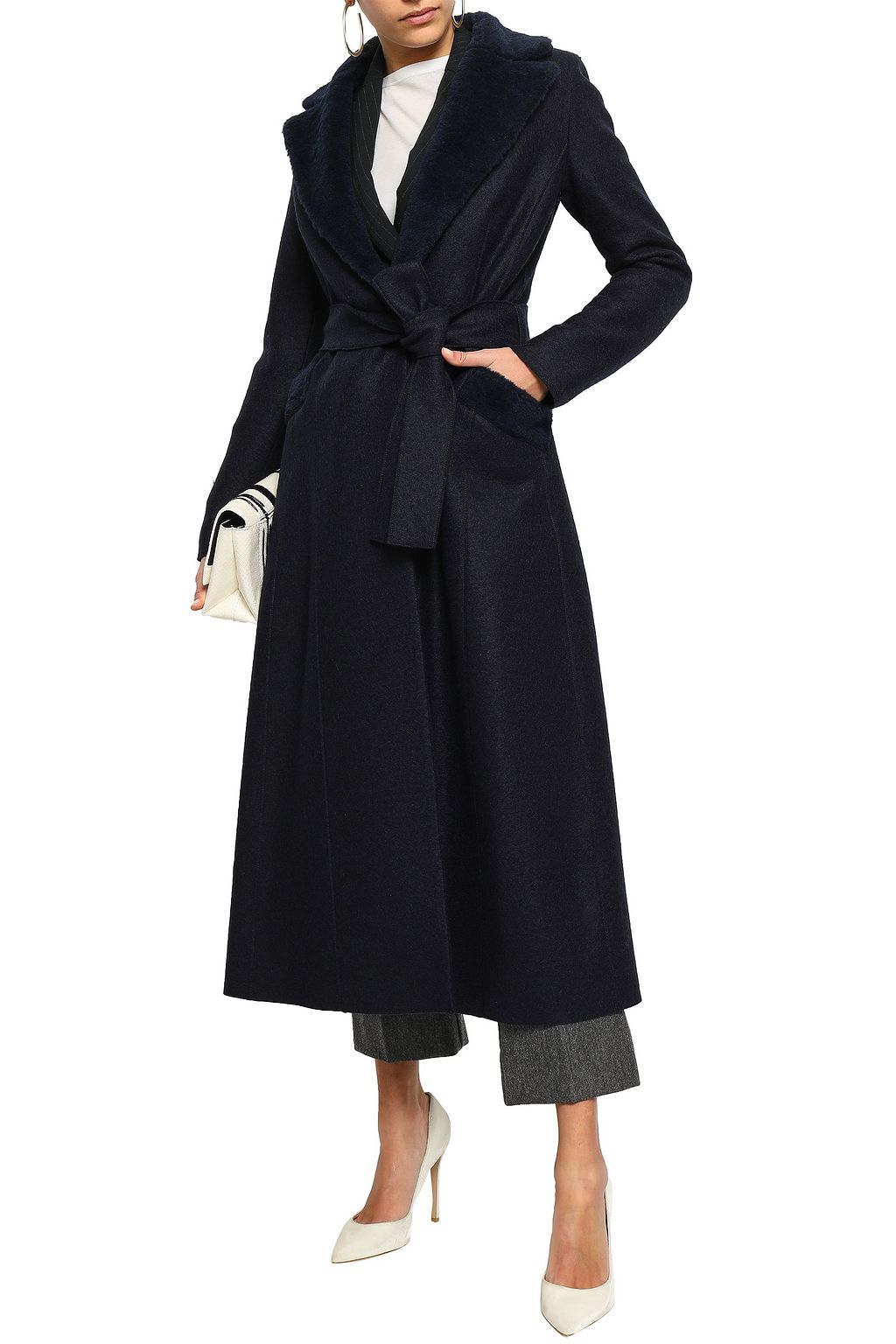 HARRIS WHARF LONDON Virgin wool-felt coat