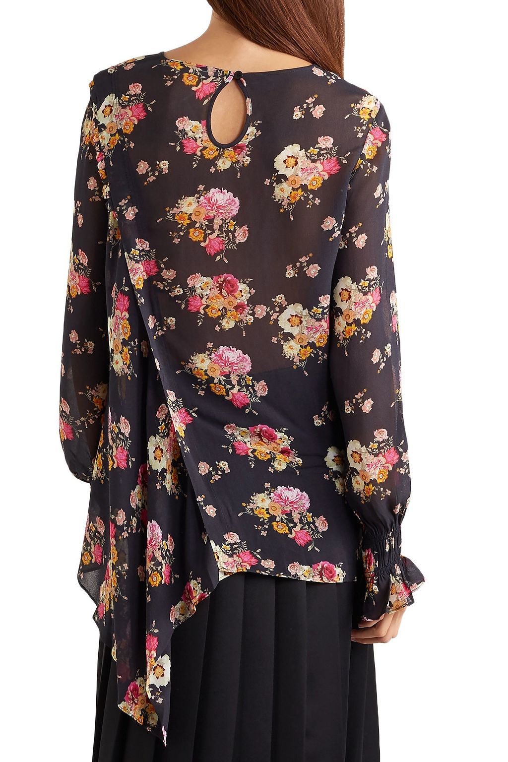 PREEN LINE Sofia floral-print georgette blouse