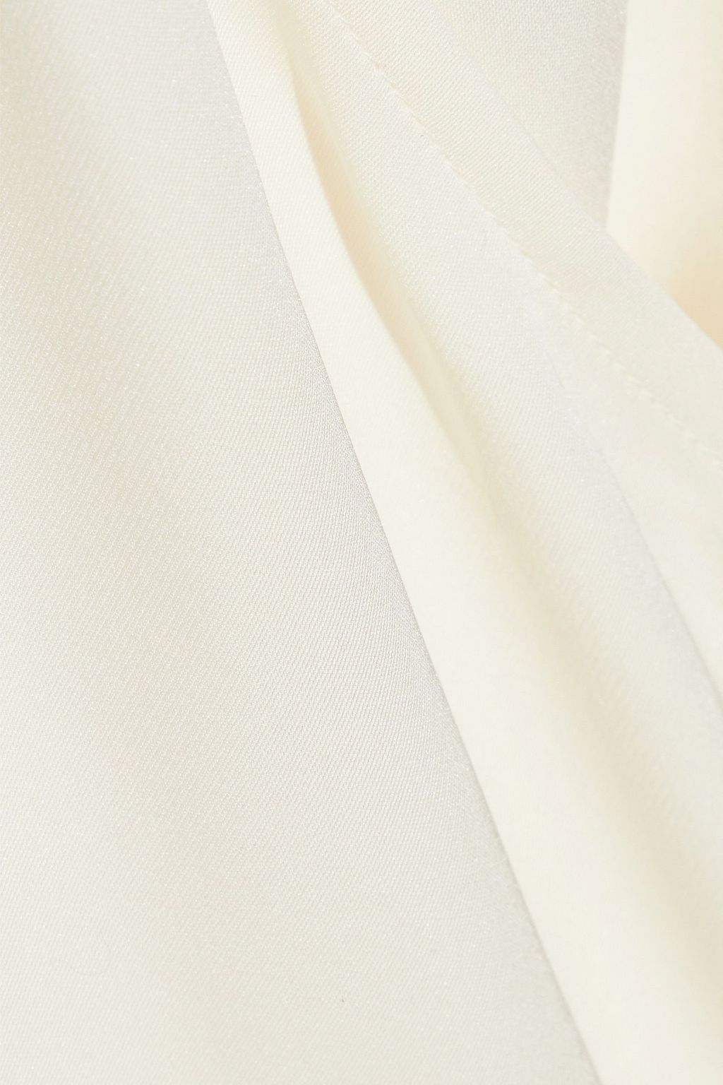 THEORY Pussy-bow wrap-effect silk-charmeuse blouse