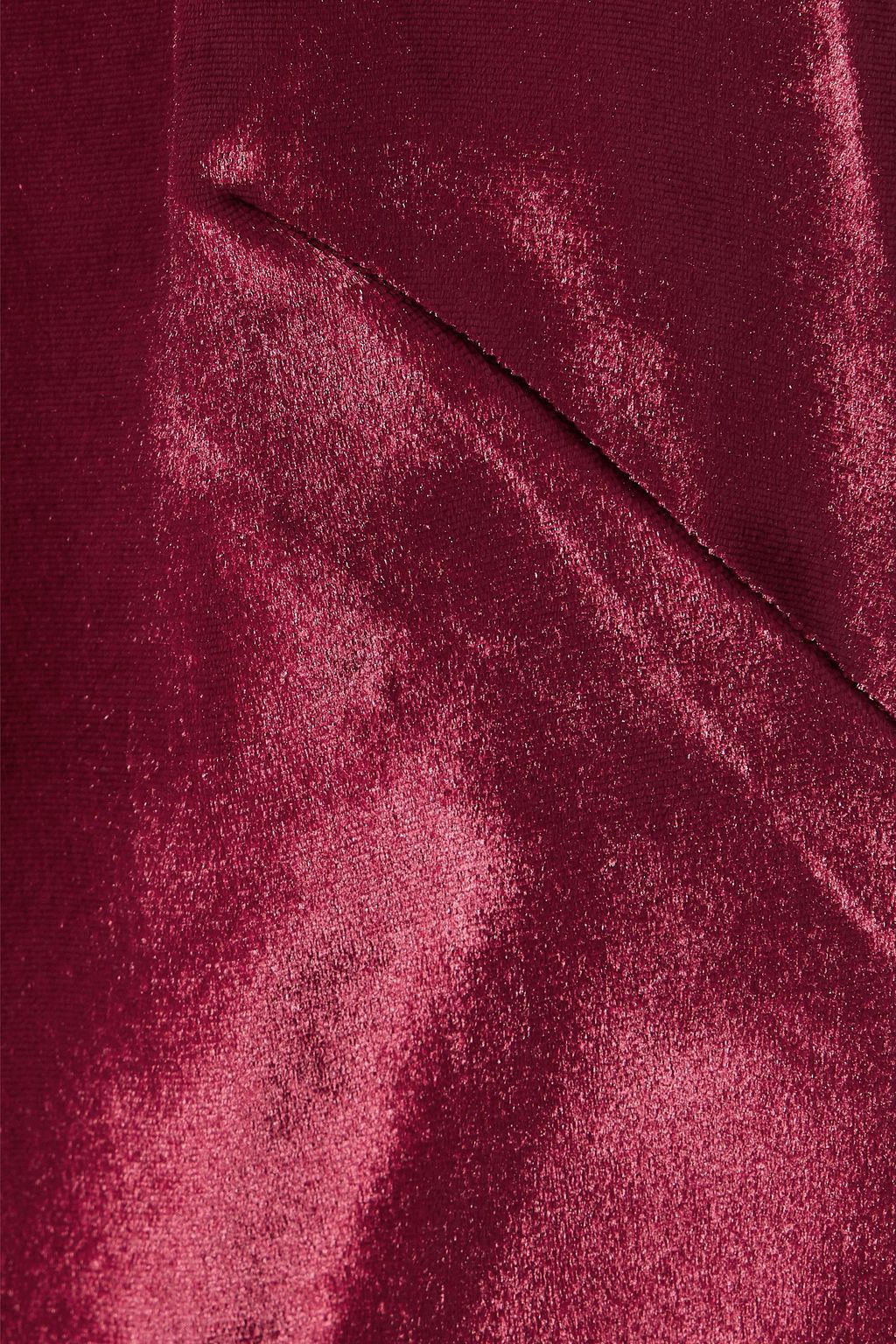 J BRAND Lucy velvet-paneled crepe de chine camisole