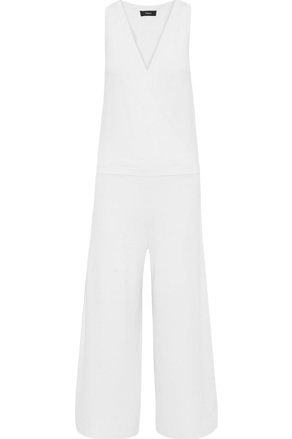 white knit jumpsuit