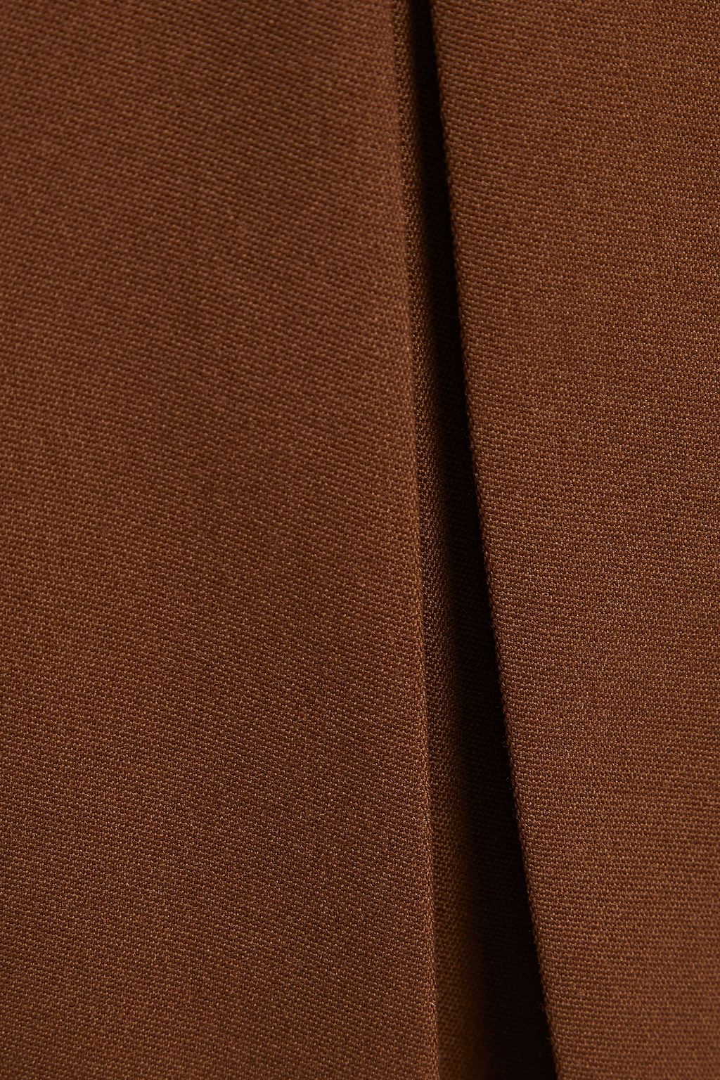 VICTORIA BECKHAM Plissierter Midirock aus Wolle mit Kettendetail