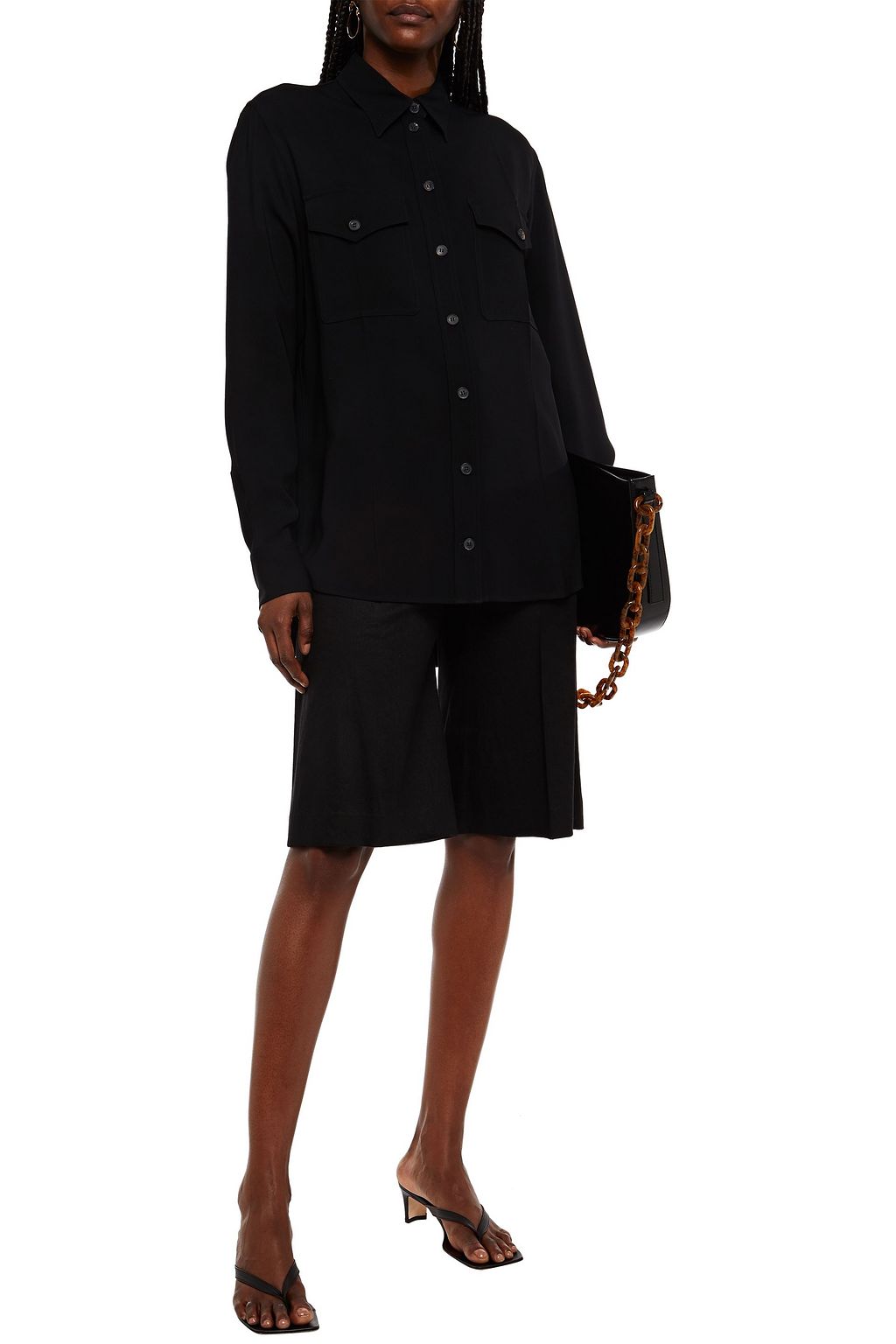 VICTORIA BECKHAM Crepe de chine shirt
