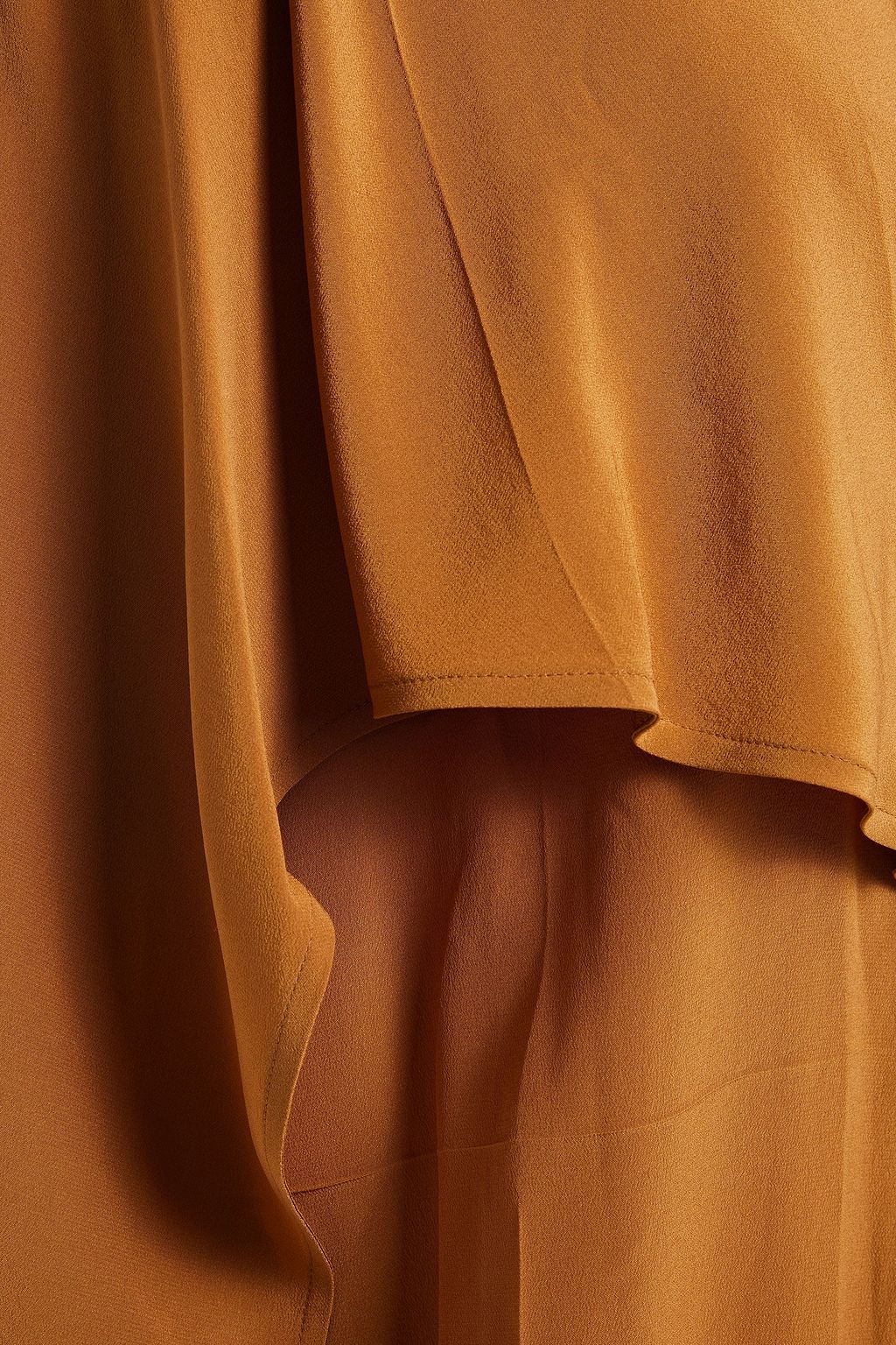 VICTORIA BECKHAM Layered silk crepe de chine shirt