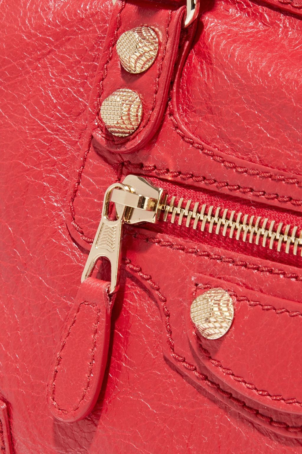 BALENCIAGA Classic City textured-leather tote