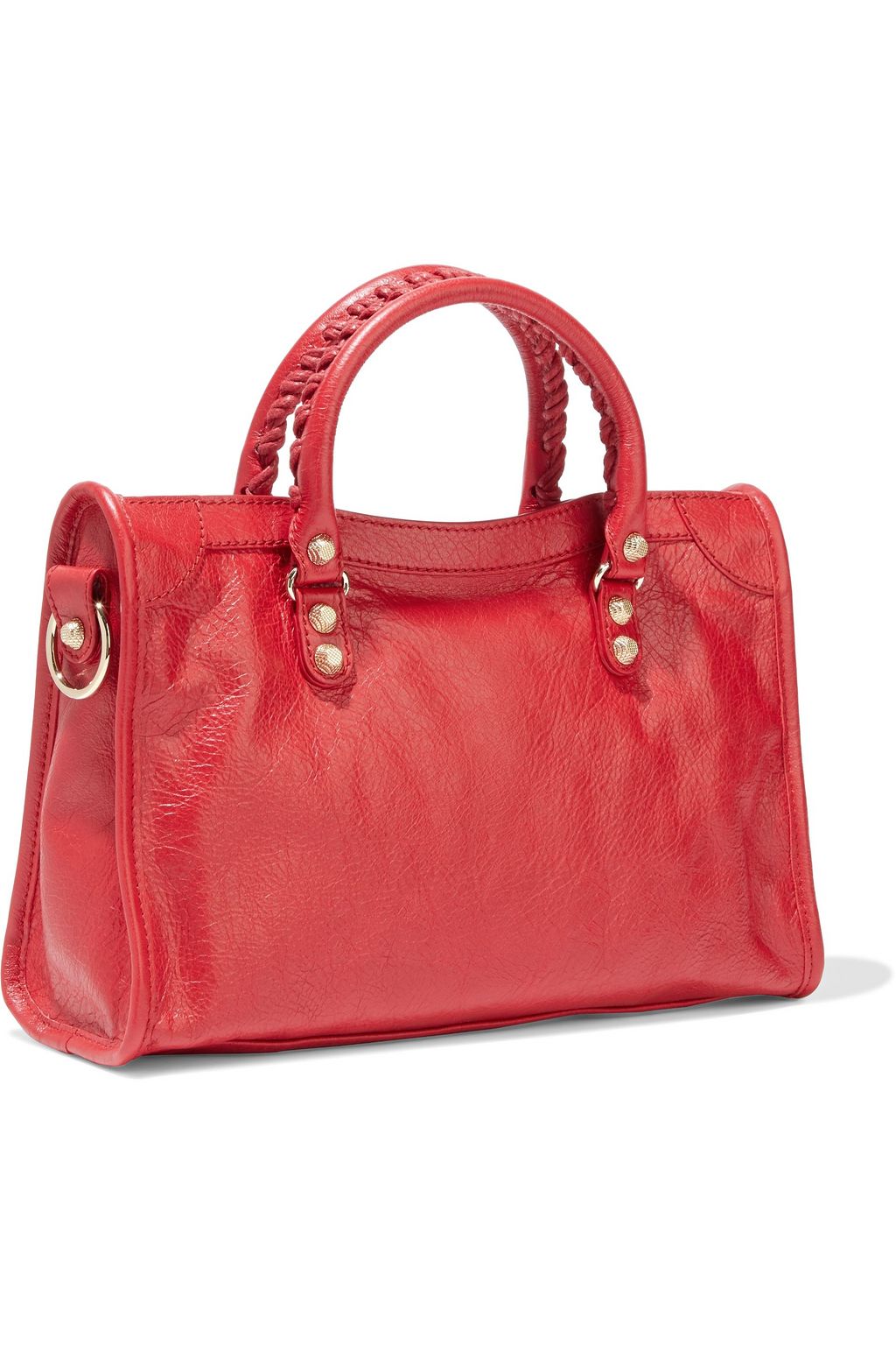 BALENCIAGA Classic City textured-leather tote