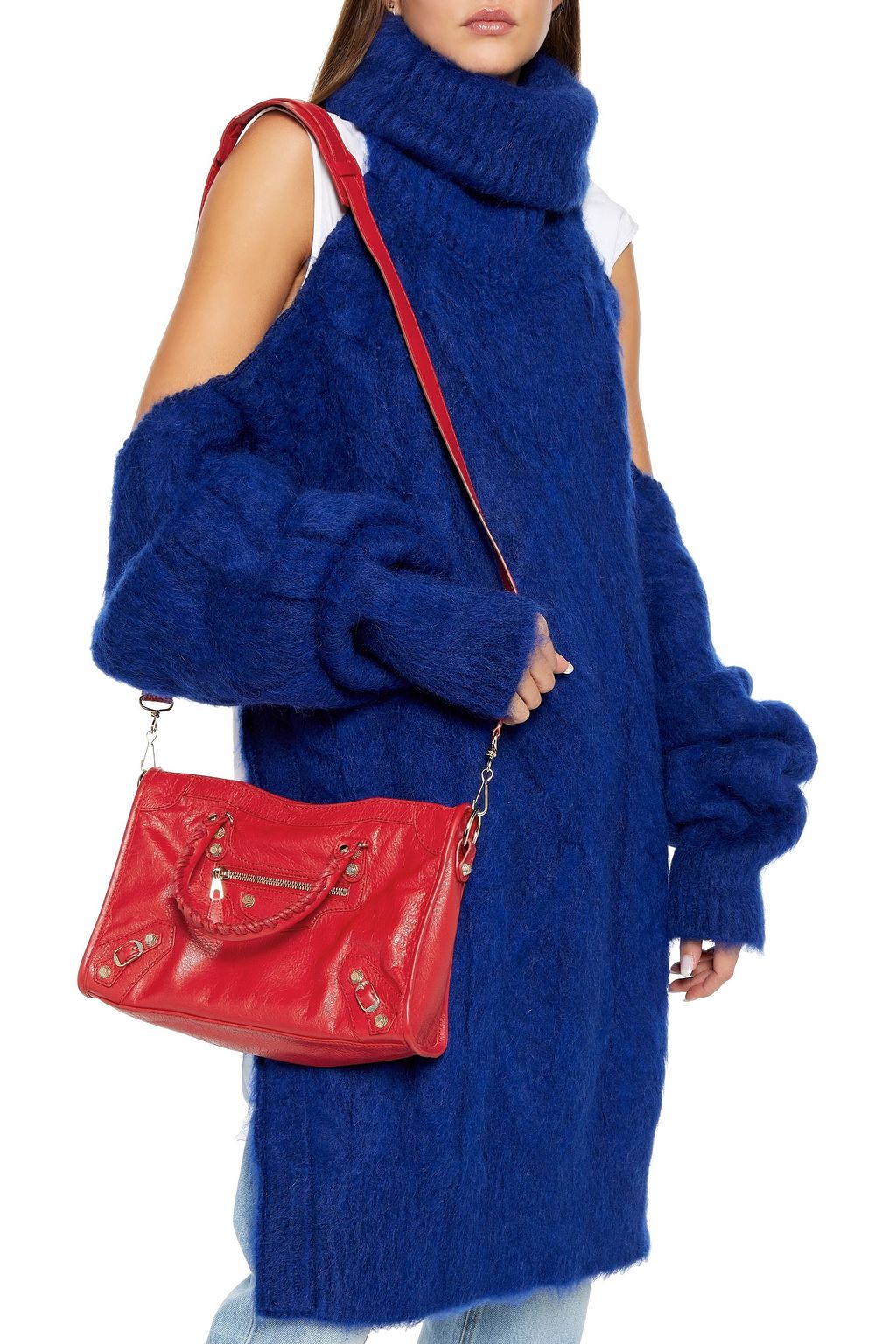 BALENCIAGA Classic City textured-leather tote