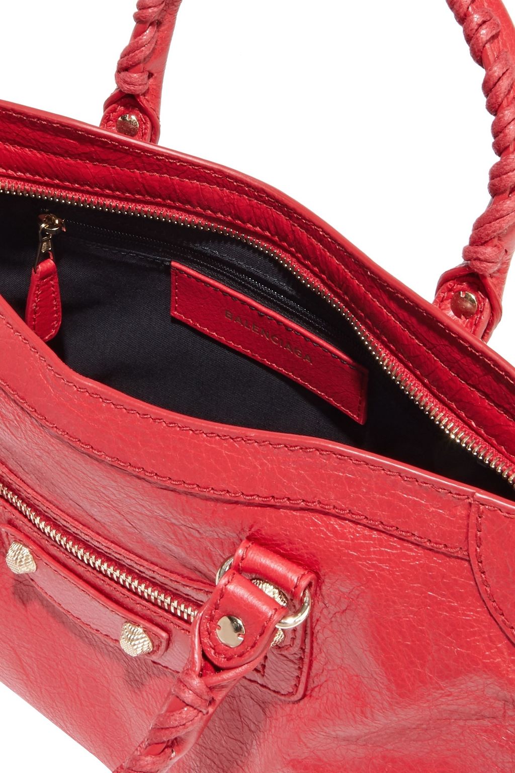 BALENCIAGA Classic City textured-leather tote