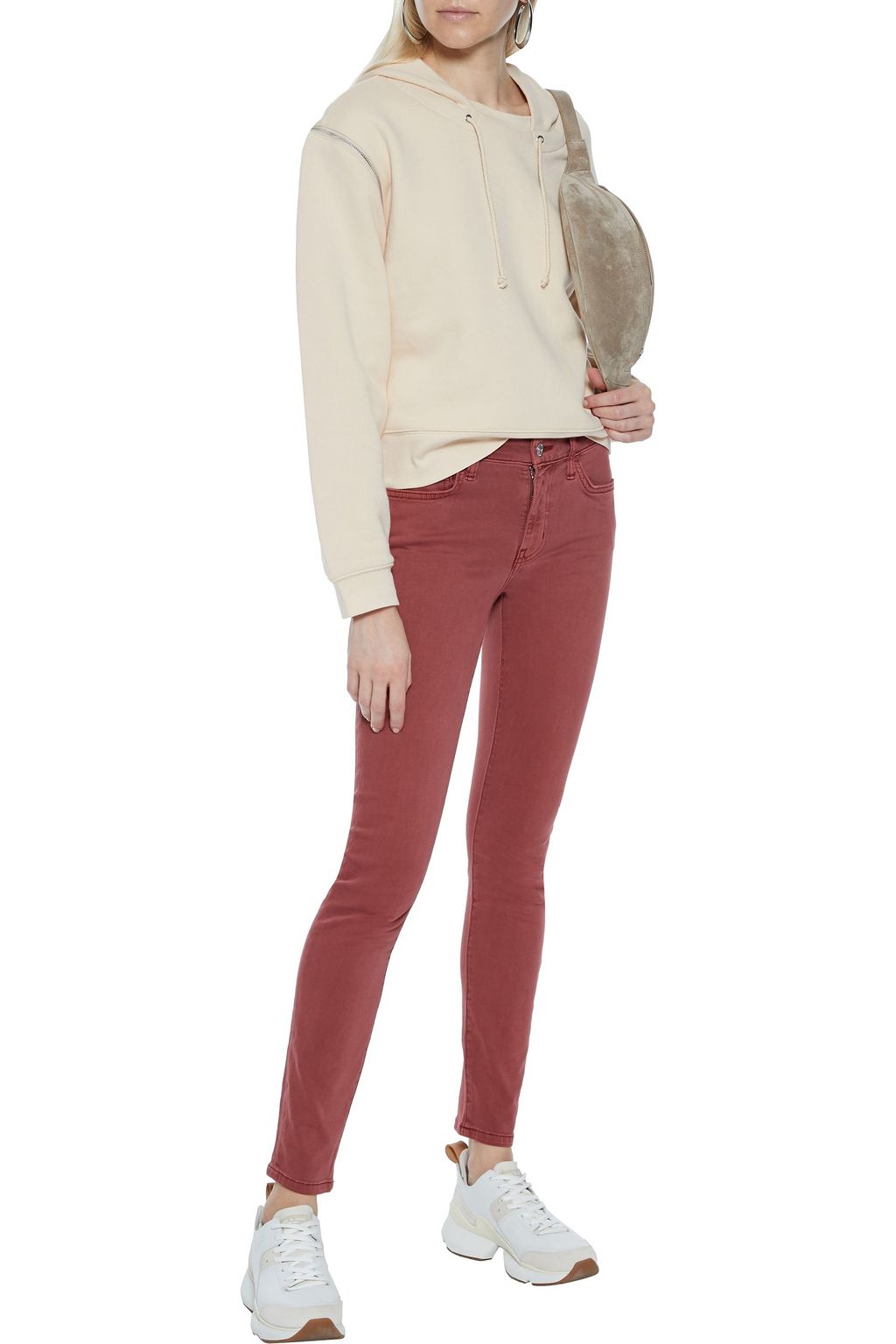 CURRENT/ELLIOTT Stiletto mid-rise skinny jeans