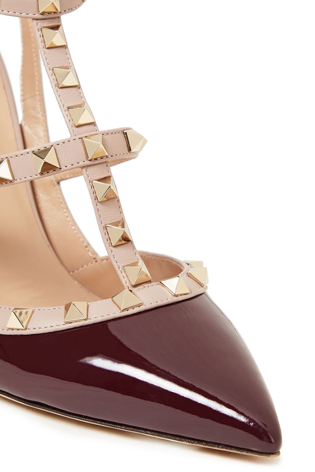 VALENTINO GARAVANI Rockstud patent-leather pumps