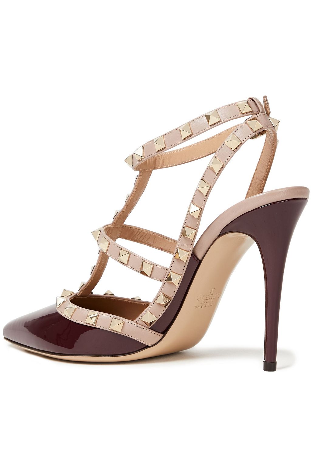 VALENTINO GARAVANI Rockstud patent-leather pumps