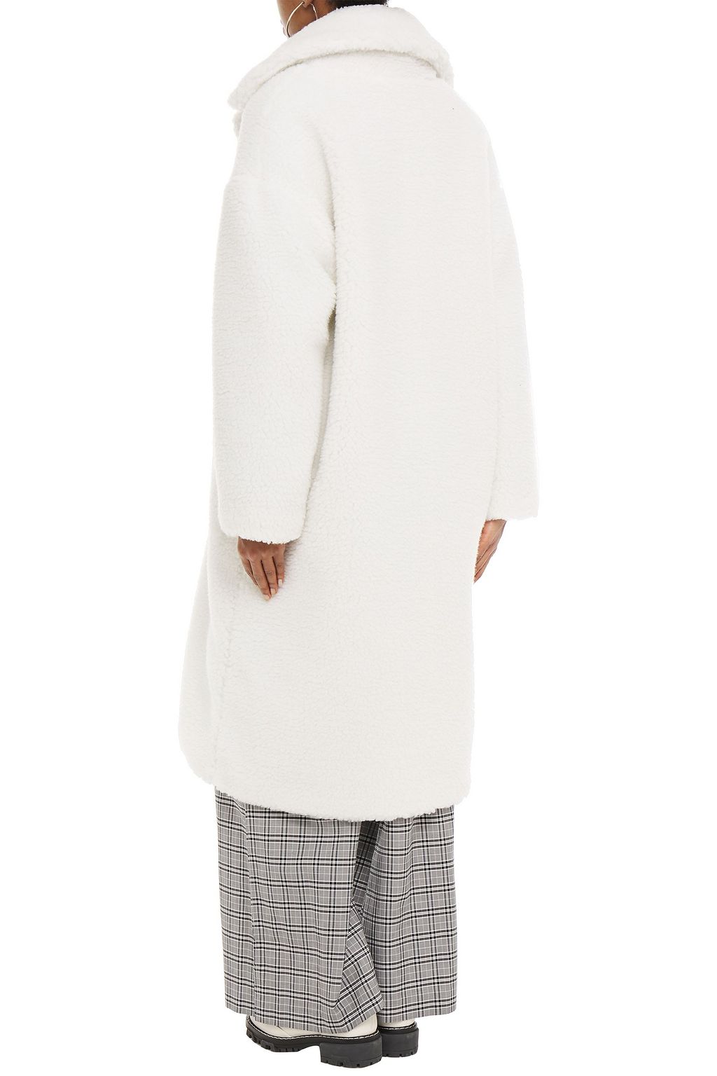 STAND STUDIO Camilla oversized faux shearling coat THE
