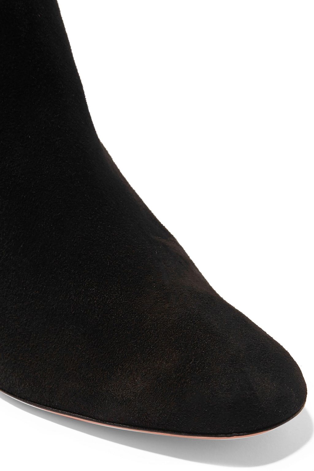 AQUAZZURA Downtown 85 suede ankle boots
