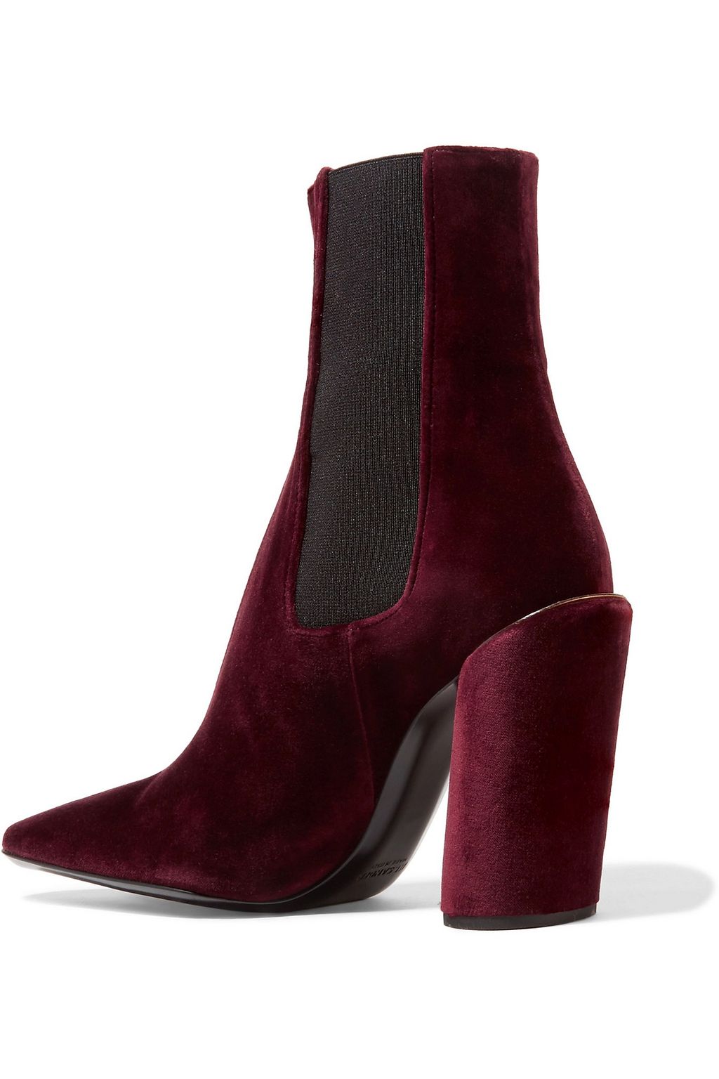 JIL SANDER Velvet ankle boots