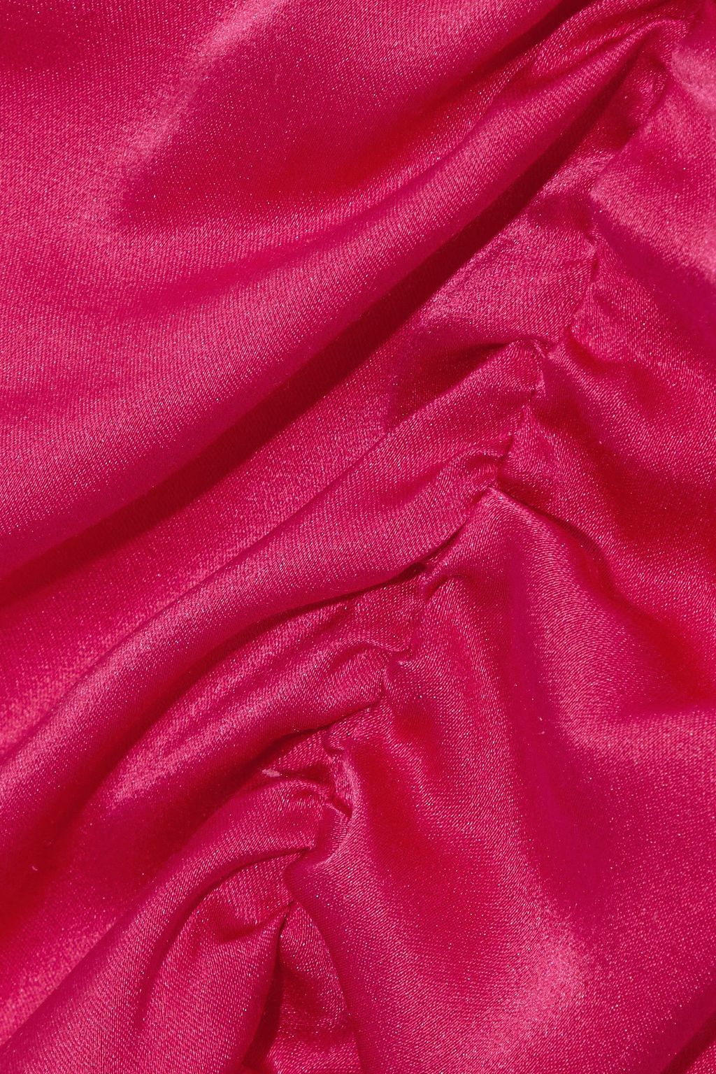 ALICE + OLIVIA Malita one-shoulder silk-blend satin mini dress